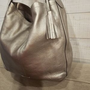 Coach purse/bag Silver leather